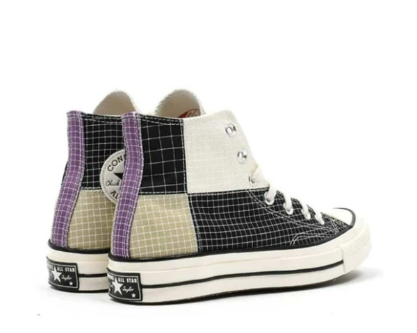 Giày Converse Chuck 70 Hi Quad Ripstop 'Black' 166316C - Ảnh 5