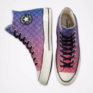 Alternative view of Giày Converse Chuck 70 High 'Happy Camper Gradient Purple' 167635C