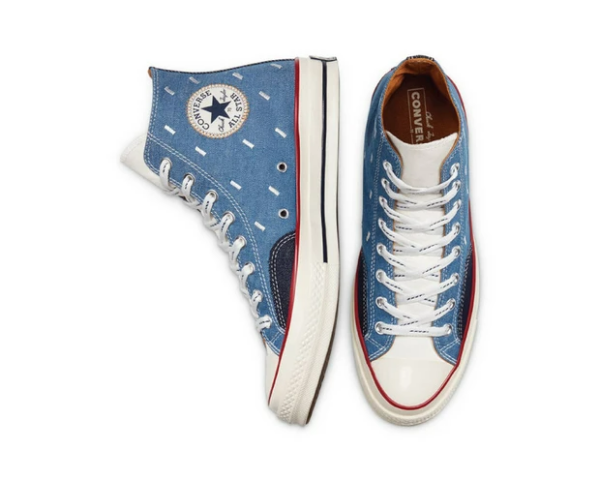 Giày Converse Chuck 70 High 'Indigo Boro' 171064C - Ảnh 7