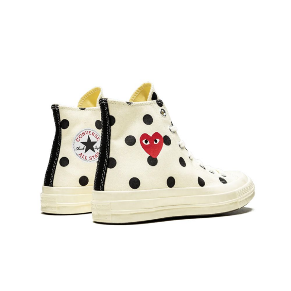 Giày Converse Comme des Garçons  'White Polka Dot' 157251C - Ảnh 9