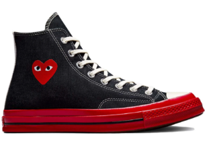 Giay Converse Play Chuck 70 x Comme des Garcons 'Black Red' A01793C