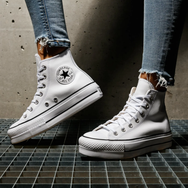 Giày Converse Wmns Chuck Taylor All Star Lift High 'White' 561676C - Ảnh 2