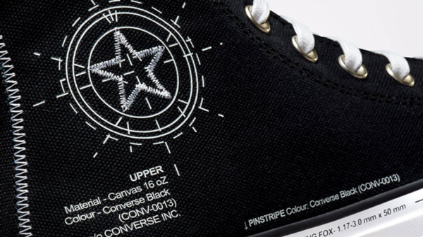 Giày Converse Chuck Taylor Blueprint High Black A01588C - Ảnh 5