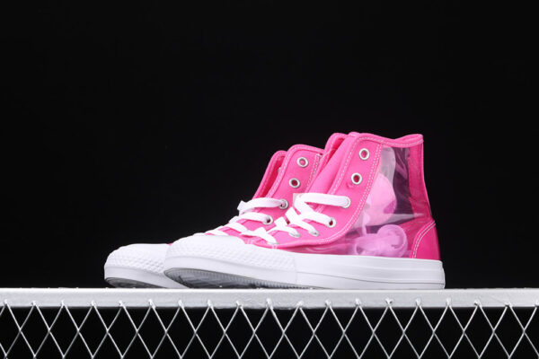 Giày Converse Japan All-Star Light Clear Material HI Pink OT0345 - Ảnh 6