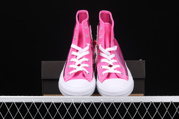Giày Converse Japan All-Star Light Clear Material HI Pink OT0345 - Ảnh 4