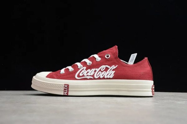 Giày Converse Kith x Coca-Cola x Chuck 70 Low 'Red' 169838C - Ảnh 5