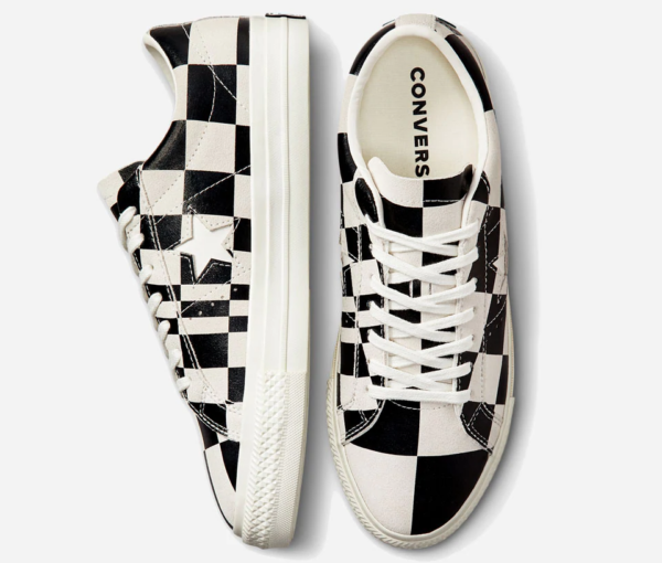 Giày Converse One Star Low Warped Board White Black 172352C - Ảnh 3
