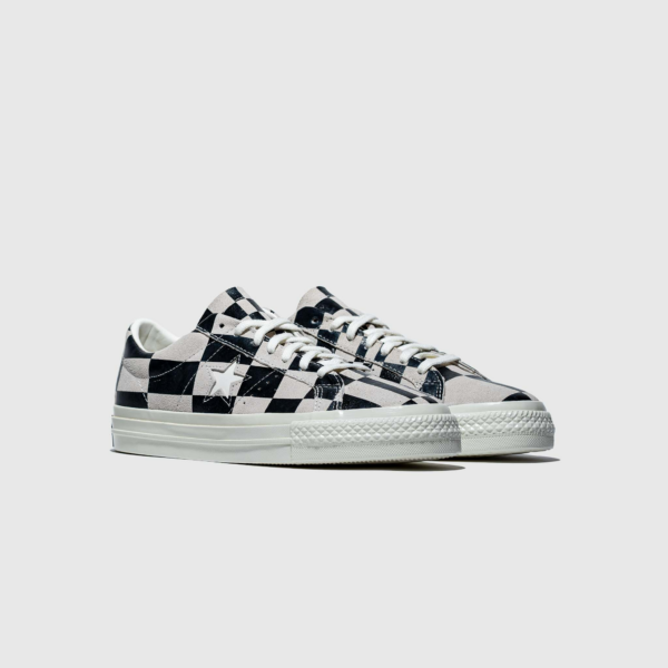 Giày Converse One Star Low Warped Board White Black 172352C - Ảnh 2