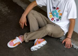 Alternative view of Giày Converse x Golf Le Fleur Two Tone One Star Ox 'Orange Peel' 162125C