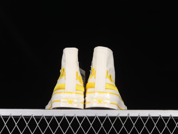Giày Converse x Coca Cola Chuck 70s High Cream 'Yellow Egret' A04909C - Ảnh 4