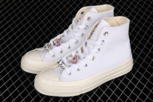 Giay Converse Chuck 70 Hi Taylor 'White Pink' 170621C