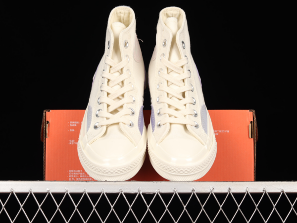 Giày Converse Chuck Taylor All Star 70 Hi 'White Purple' A03735C - Ảnh 4