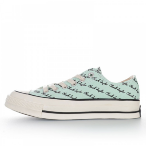 Alternative view of Giày Converse Chuck 70 Low 'Scripted Signature Print Green Oxide' 167699C