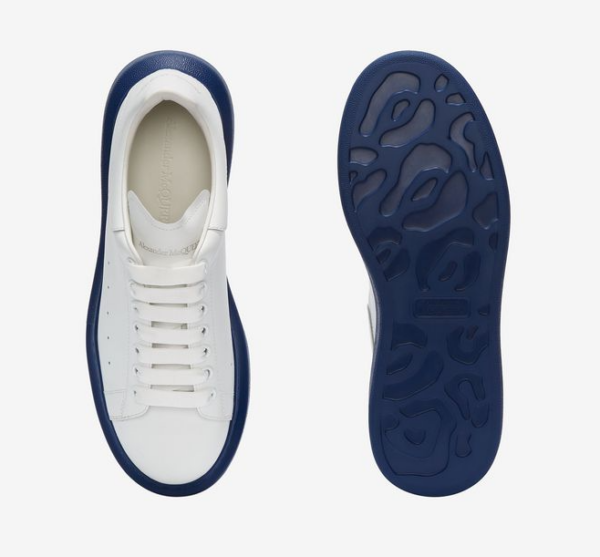 Giày Alexander McQueen Oversized White Paris Blue 553680-WHTQ4-9098 - Ảnh 2