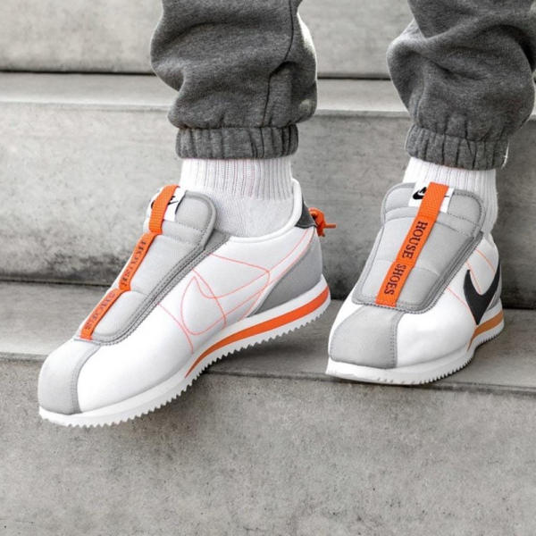 Giày Nike Kendrick Lamar x Cortez Basic Slip 'House Shoes' AV2950-100 - Ảnh 2