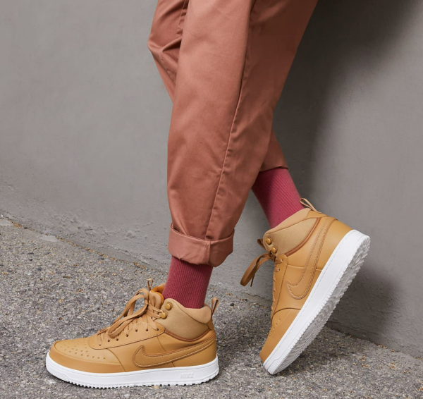 GIày Nike Court Vision Mid Winter 'Elemental Gold' DR7882-700 - Ảnh 5