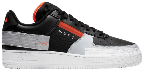 Giày Nike Air Force 1 Type Black Hyper Crimson CQ2344-001