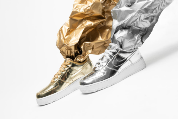 Giày Nike Air Force 1 SP "Metallic Silver" CQ6566-001 - Ảnh 6