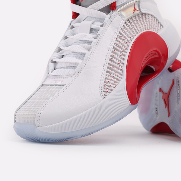 Giày Nike Air Jordan 35 GS 'White Fire Red' CQ9433-100 - Ảnh 3
