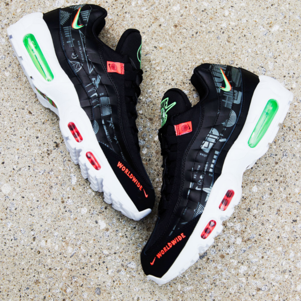 Giày Nike Air Max 95 Worldwide Black CQ9743-001 - Ảnh 2