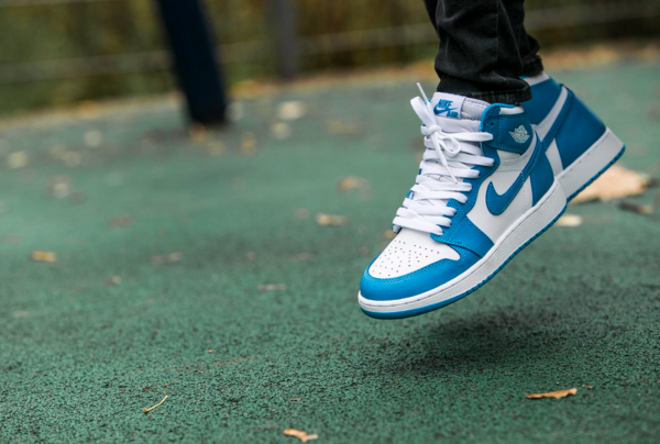 Giày Nike Air Jordan 1 Retro High OG BG 'UNC' 575441-117 - Ảnh 6