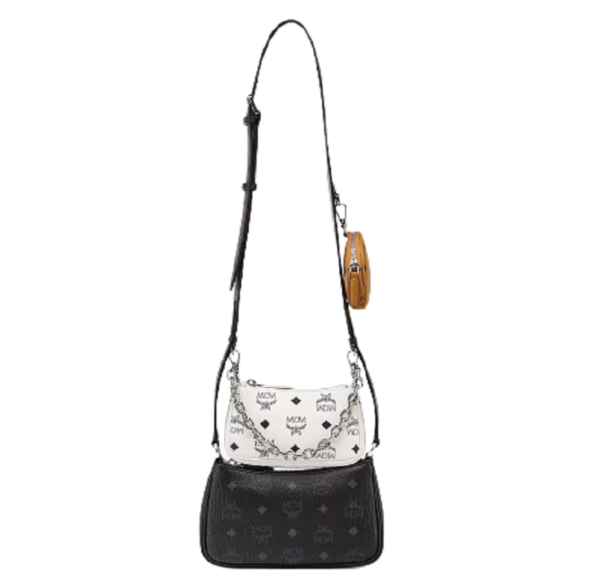 Túi MCM Crossbody Pouch Trio in Visetos Original MWRCSSE01MT001