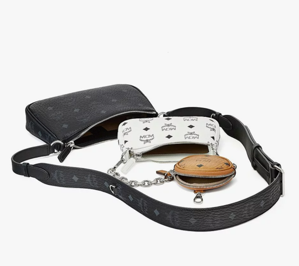 Túi MCM Crossbody Pouch Trio in Visetos Original MWRCSSE01MT001 - Ảnh 4