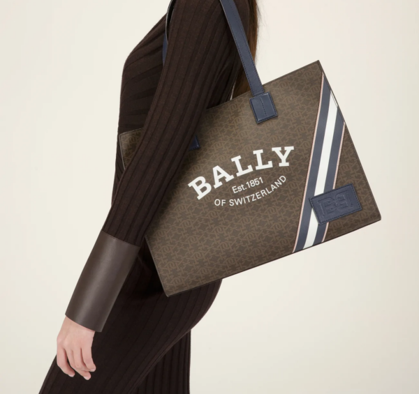 Túi Bally B-monogram Women's Shoulder Bag 'Brown' CRYSTALIA-TPS-849 - Ảnh 2