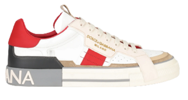 Giày D&G Calfskin Custom 2.0 With Contrasting Detail CS1863AO7548K703