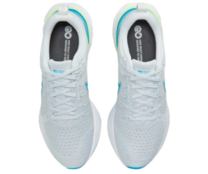 Alternative view of Giày Nike React Infinity Run Flyknit 2 'Pure Platinum Emerald Laser Blue' CT2357-007
