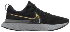 Giày Nike React Infinity Run Flyknit 2 'Black Metallic Gold' CT2357-009