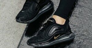 Alternative view of Giày Nike Air Max 720 'Black Gold' CT2548-001