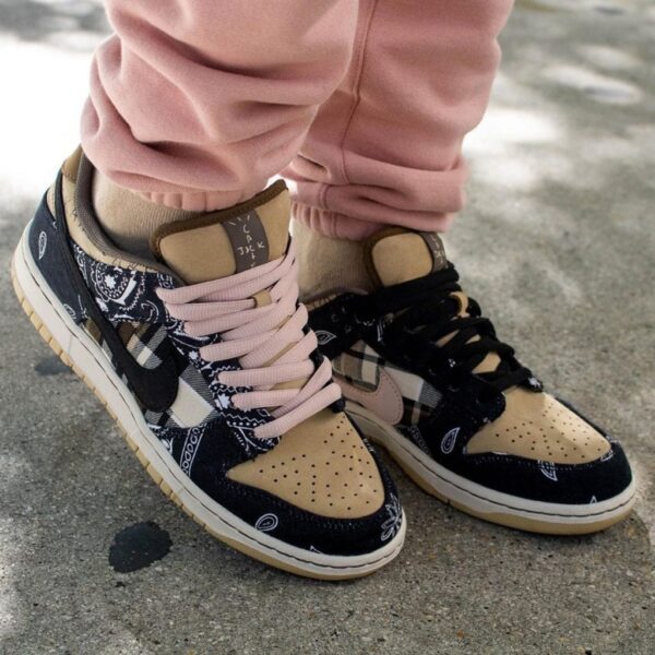 Giày Travis Scott x SB Dunk Low PRM QS 'Cactus Jack Special Box' CT5053-001 - Ảnh 2