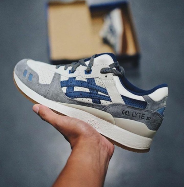 Giày Asics J.Crew x Gel Lyte 3 Tin Roof H64KK 0639 - Ảnh 6
