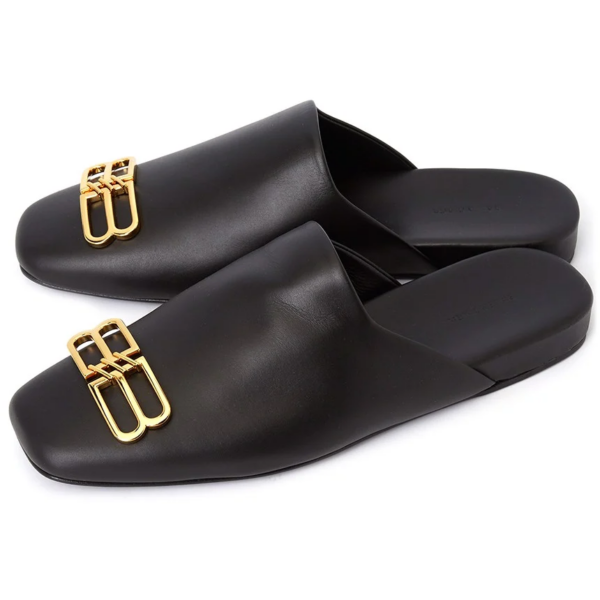 Giay Balenciaga Cozy BB Mule Slippers 'Black' 693960-WBD21-1080