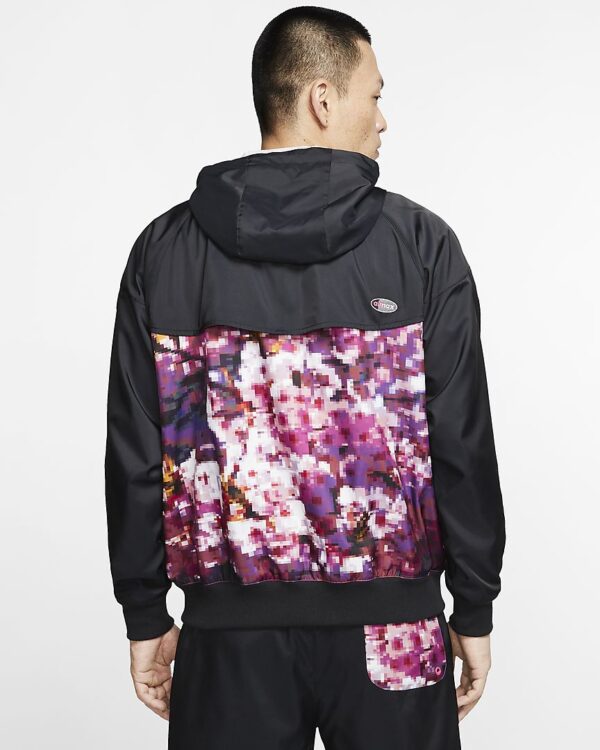 Áo Nike Tokyo Floaral Woven Jacket Black CU4032-016 - Ảnh 3