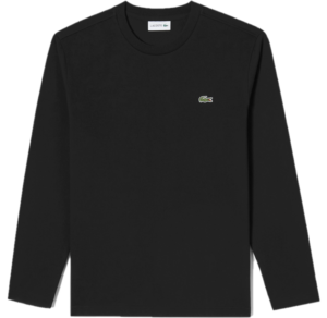 Ao Lacoste Long Sleeve Solid Stripe T-Shirt 'Black' TH018E-53G-031