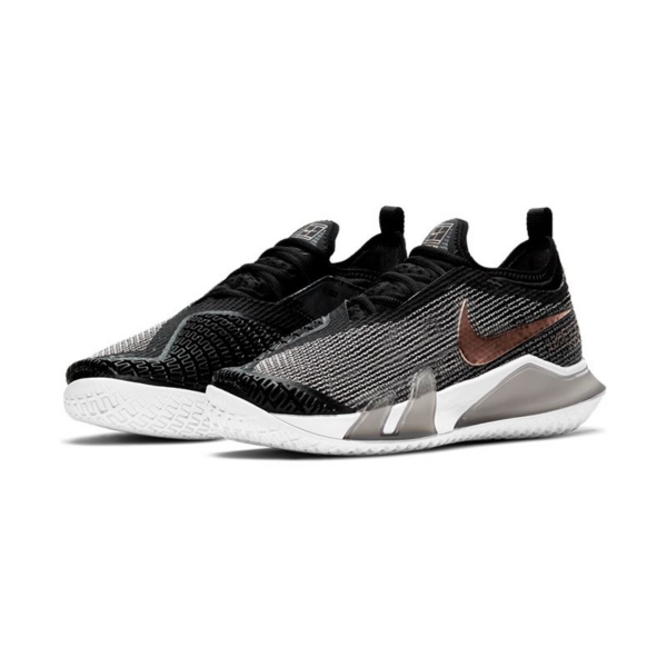 Giày Tennis Nike Court React Vapor 'Black Metallic' CV0742-002 - Ảnh 3