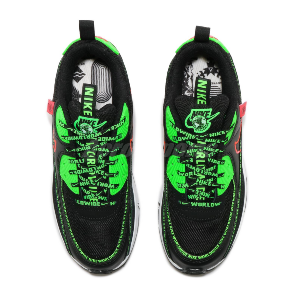 Giày Nike Air Max 90 SE GS 'Worldwide Pack SEFA20' CV7665-001 - Ảnh 5