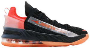 Giày Nike LeBron 18 GS 'Black Crimson Volt' CW2760-009