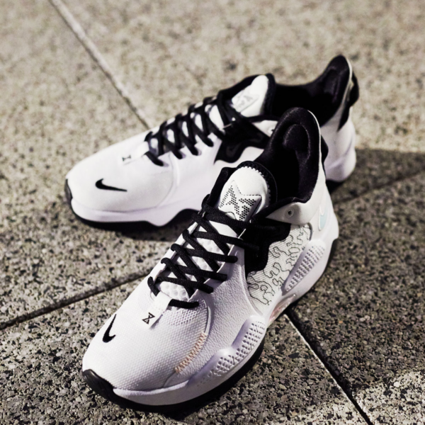 Giày Nike PG 5 'White Black' CW3143-100 - Ảnh 8