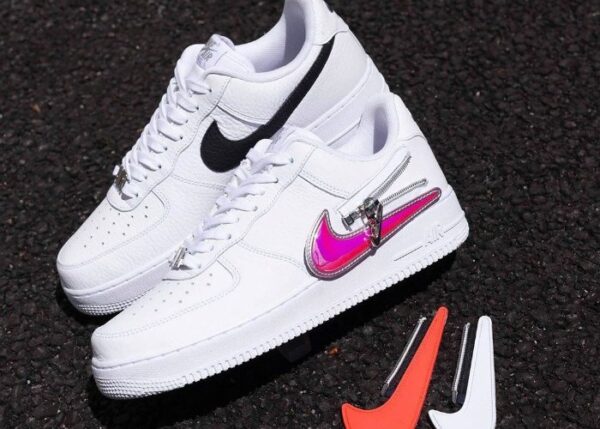 Giày Nike Air Force 1 '07 Premium 'Zip Swoosh' CW6558-100 - Ảnh 6