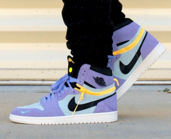 Giày Nike Air Jordan 1 High Switch 'Purple Pulse' CW6576-500 - Ảnh 4