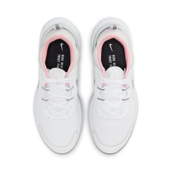 Giày Nike React Miler 2 Women's Running Shoe White Pink CW7136-101 - Ảnh 3