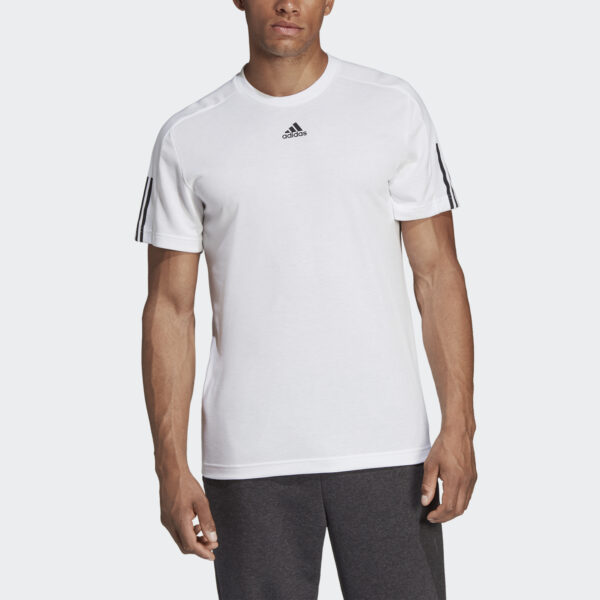Áo Adidas Men ID Stadium 3S Shirts SS Training Jersey White Tee GYM Shirt CY9890 - Ảnh 4