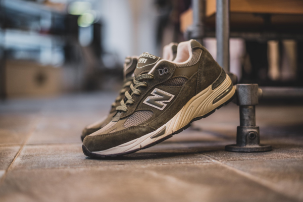 Giày New Balance 991 Made In England Olive Green M991DOW - Ảnh 4