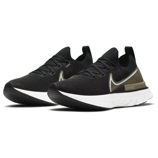 Giày Nike React Infinity 'Black Metallic Gold Silk' CZ2861-001 - Ảnh 2