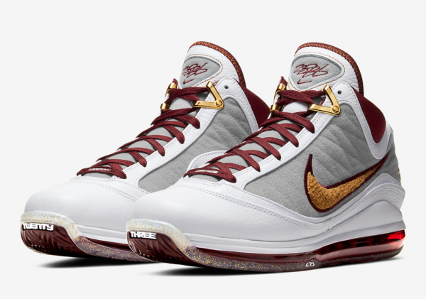 Giày Nike LeBron 7 QS GS 'MVP' CZ8899-100 - Ảnh 3