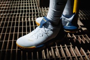 Alternative view of Giày Nike LeBron XVI Low "Americana" White CI2668-101