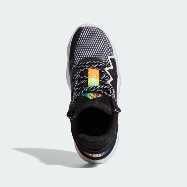 Giày Adidas D.O.N. Issue #2 Big Kids 'Black Multi' FZ1423 - Ảnh 7